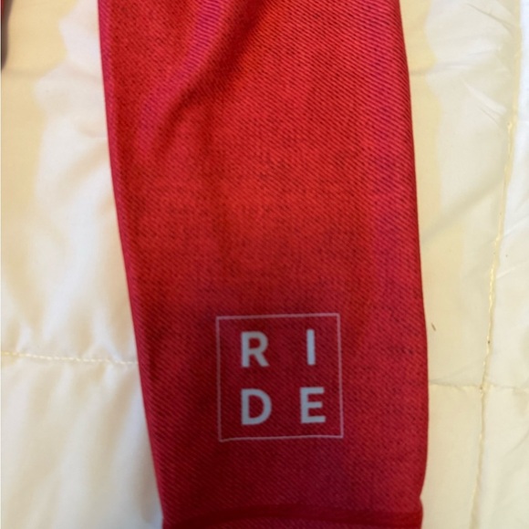 Peloton Red WITH crop legging size small “RIDE” - Picture 3 of 5